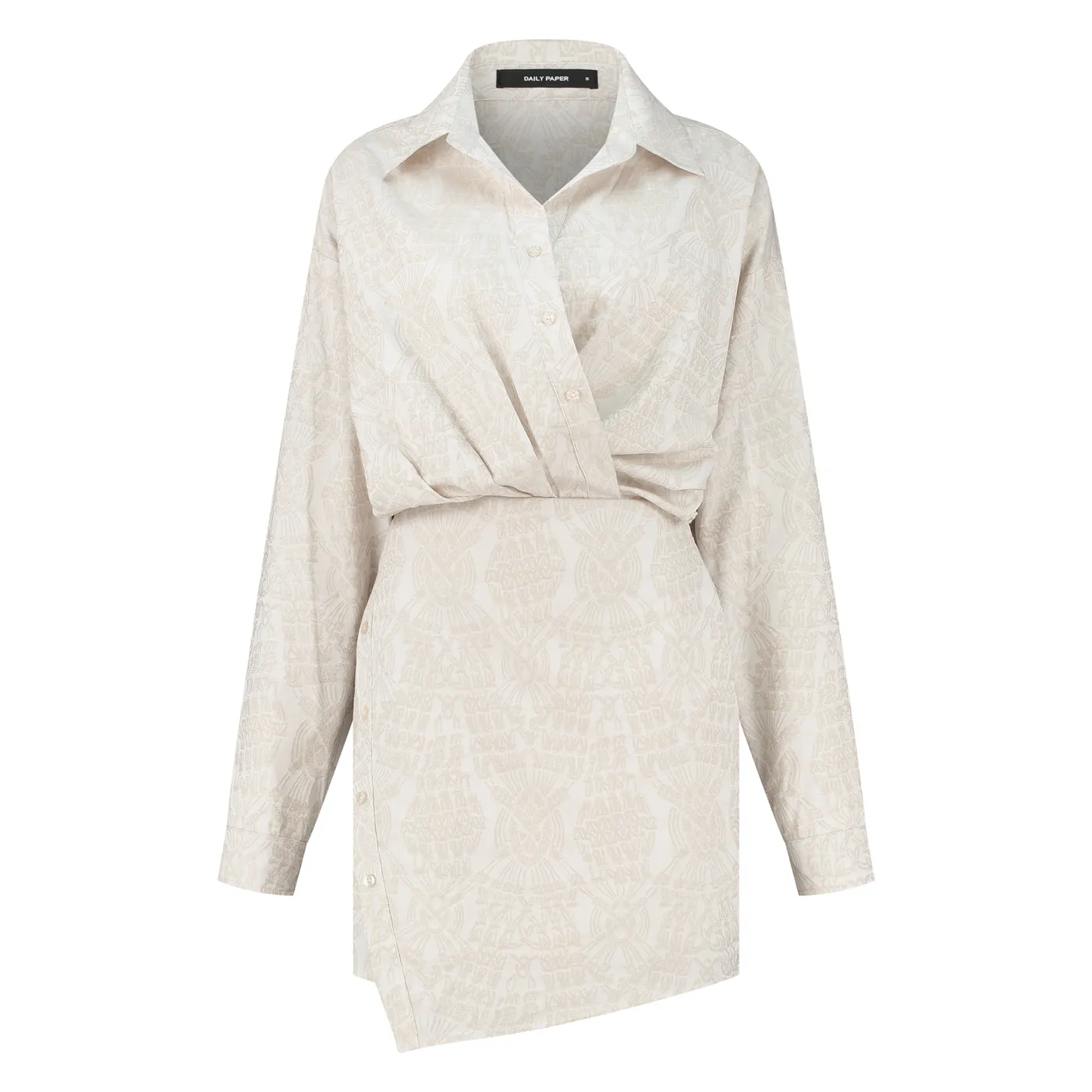 Moonstruck Beige Amber Macrame Jacquard Dress sold by Daily Paper product image thumbnail 5