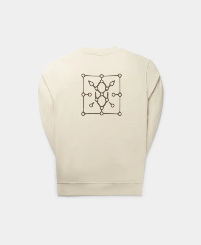 Birch White Raysan Sweater sold by Daily Paper