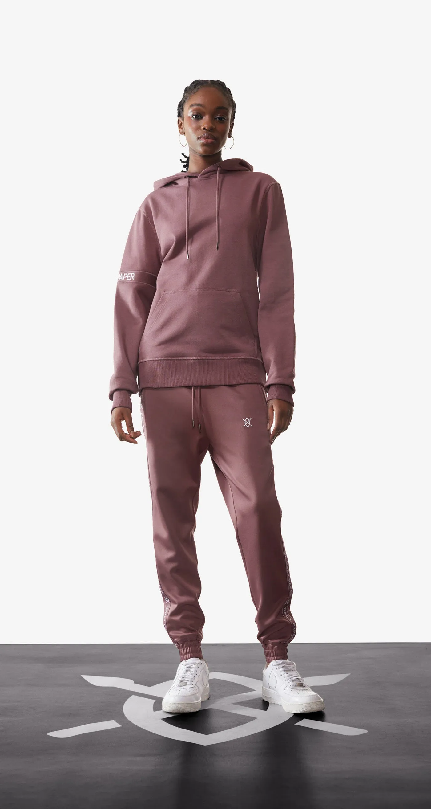 Rose Brown Tonal Etape Logo Trackpants sold by Daily Paper product image thumbnail 4