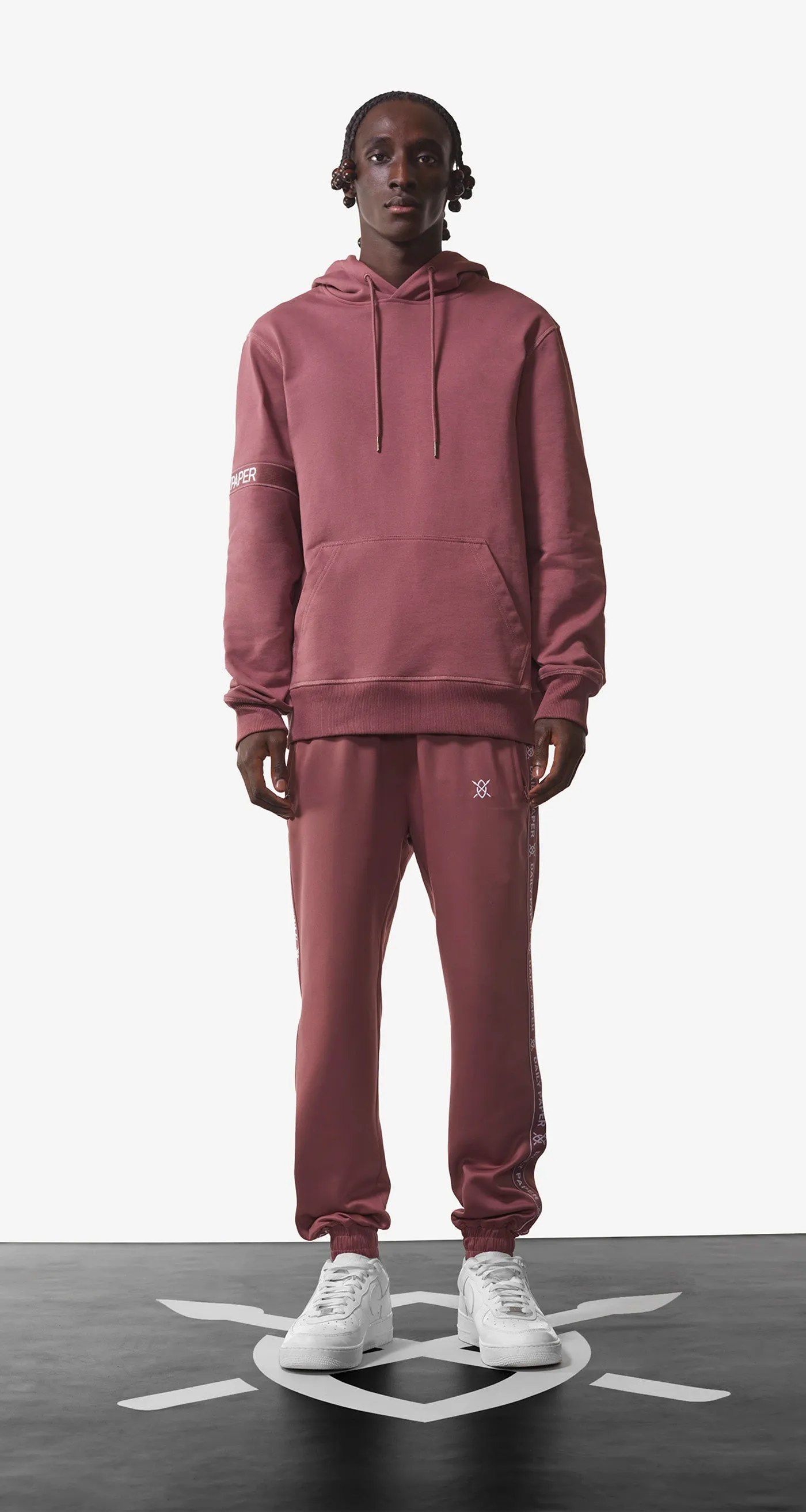 Rose Brown Tonal Etape Logo Trackpants sold by Daily Paper product image thumbnail 3