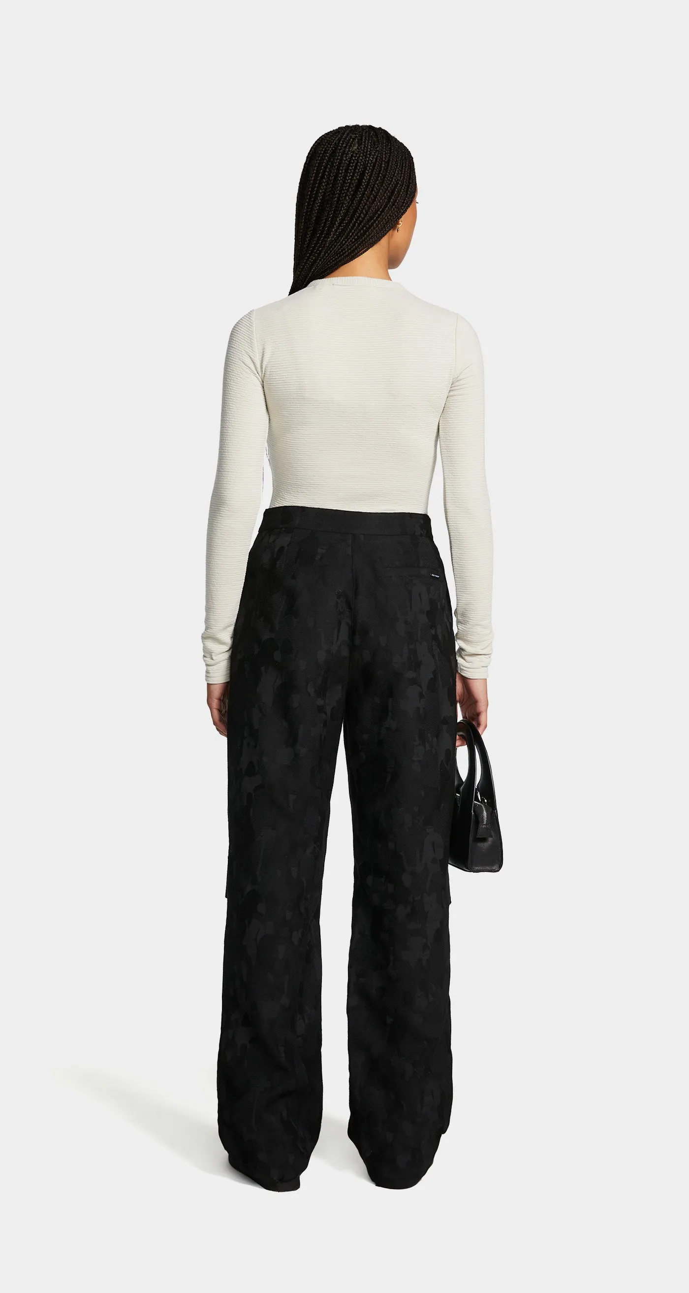 Black Gianna Community Pants sold by Daily Paper product image thumbnail 5