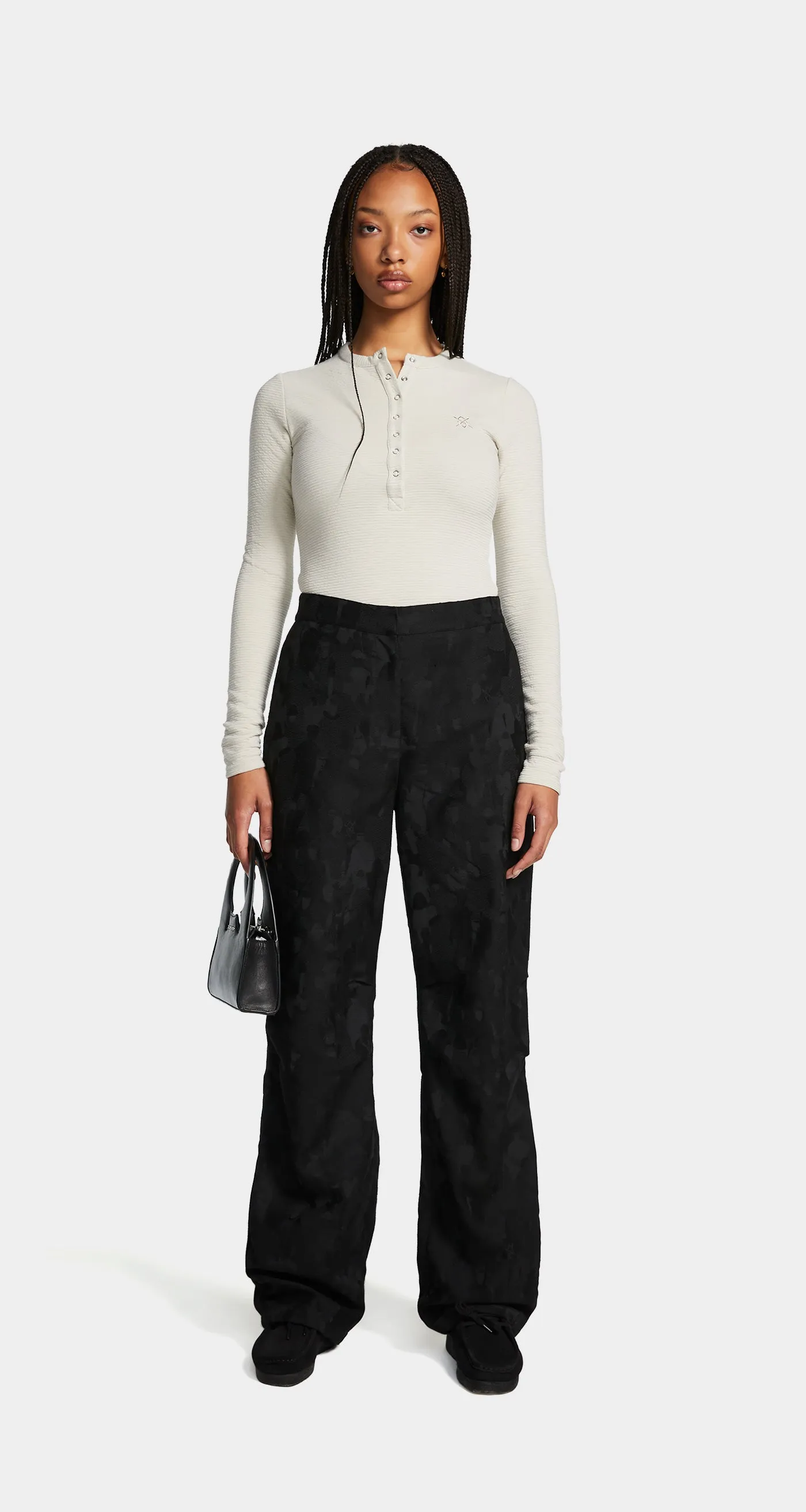 Black Gianna Community Pants sold by Daily Paper product image thumbnail 4