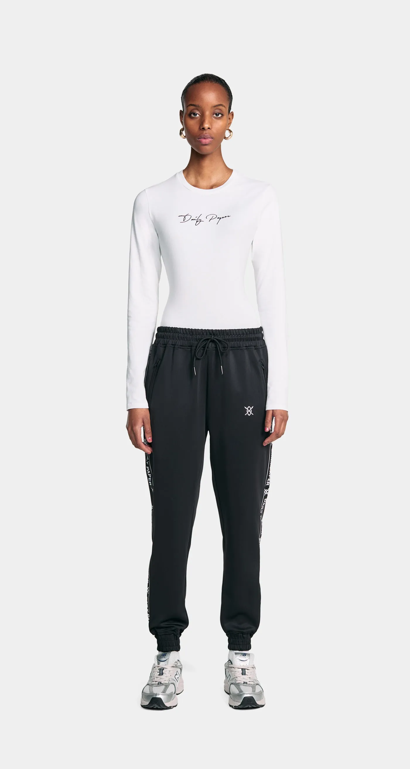 Black Etape Track Pants sold by Daily Paper product image thumbnail 3