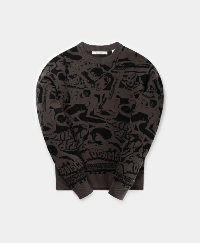 Ash Grey Hogba Sweater sold by Daily Paper