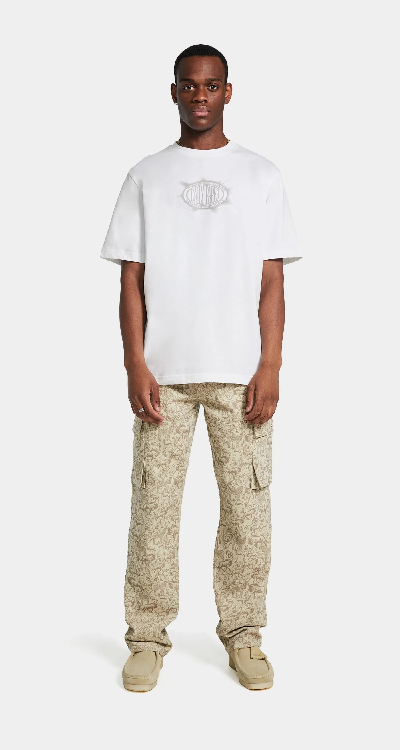 White Glow T-Shirt sold by Daily Paper product image thumbnail 3