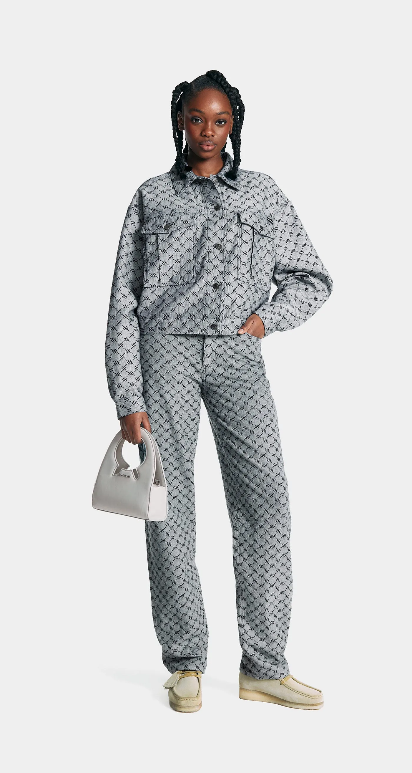 White Blue Avery Meda Jeans sold by Daily Paper product image thumbnail 3