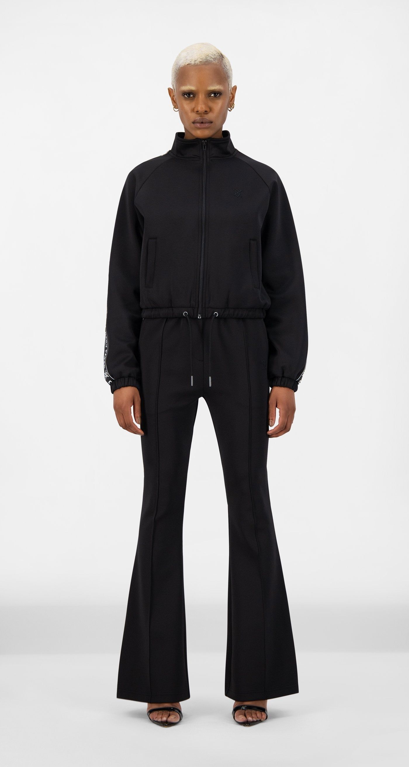 Black Etape Track Jacket sold by Daily Paper product image thumbnail 2