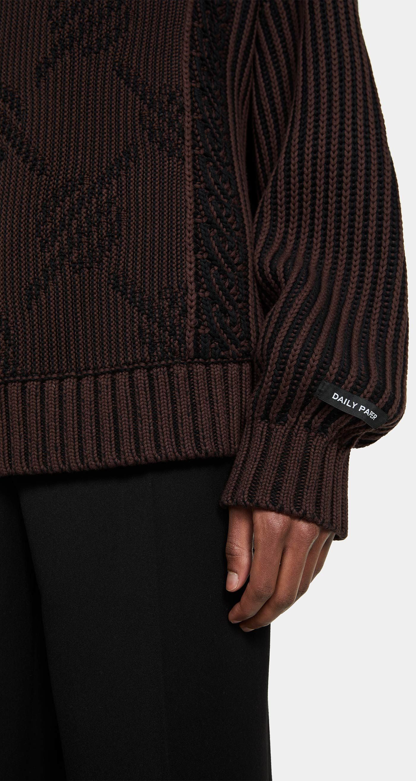 Syrup Brown Rajab Sweater sold by Daily Paper product image thumbnail 5