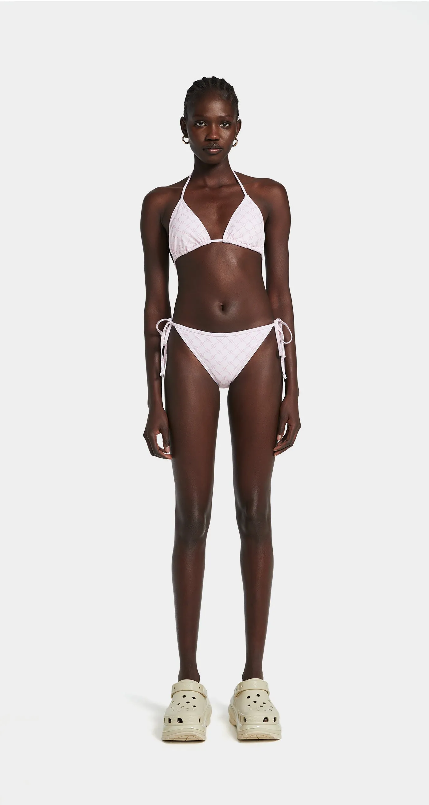 Ice Pink Reya Monogram Bikini Top sold by Daily Paper product image thumbnail 2