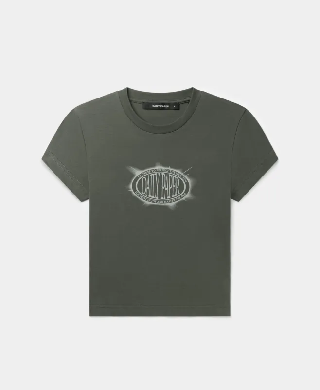 Chimera Green Glow Cropped T-Shirt sold by Daily Paper