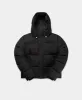 Black Monogram Short Puffer Jacket sold by Daily Paper