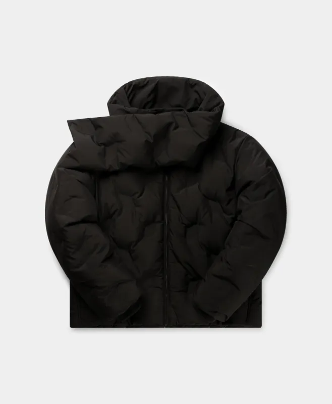 Jet Black Ayan Monogram Puffer Jacket sold by Daily Paper