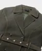 Green Miya Velvet Trenchcoat sold by Daily Paper