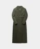 Green Miya Velvet Trenchcoat sold by Daily Paper