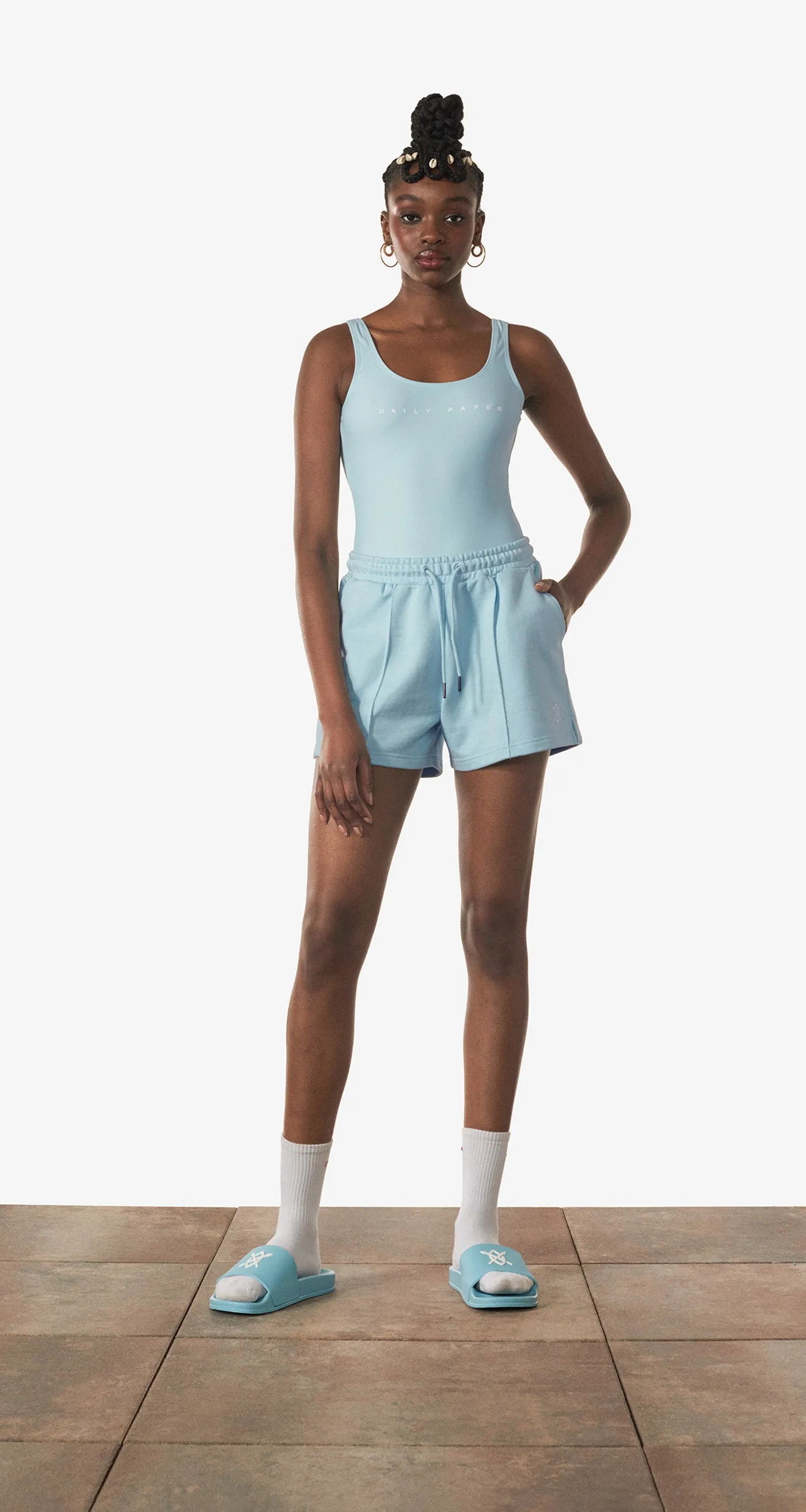 Cool Blue Rener Shorts sold by Daily Paper product image thumbnail 3