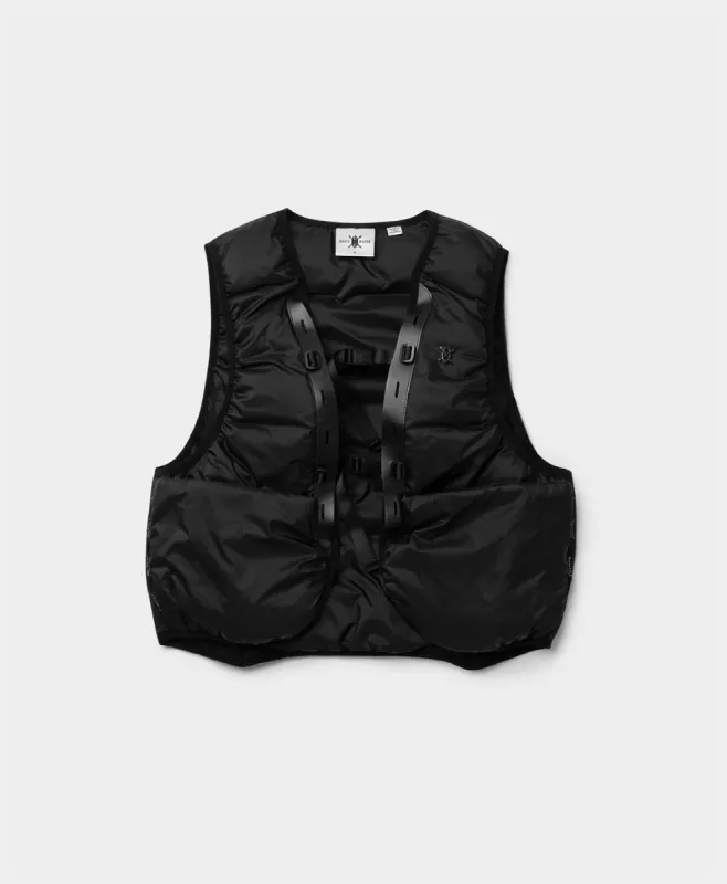 Black Myles Vest sold by Daily Paper