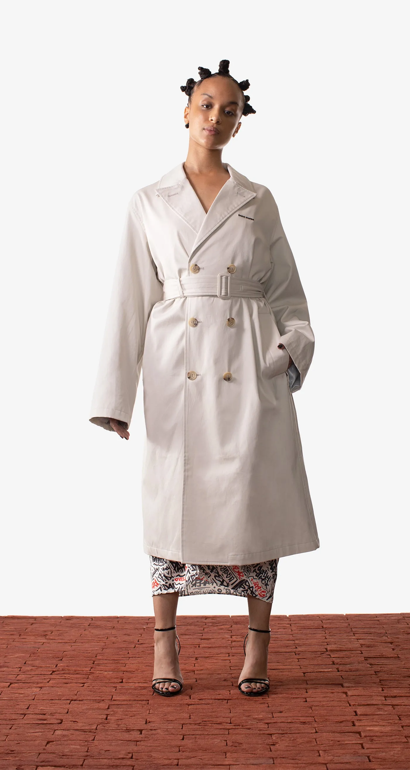 Off White Mahir Long Jacket sold by Daily Paper product image thumbnail 5