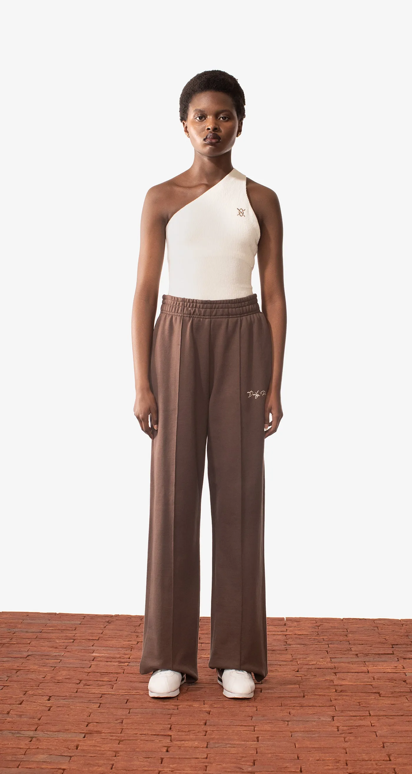 Chocolate Brown Escript Jog Pants sold by Daily Paper product image thumbnail 3