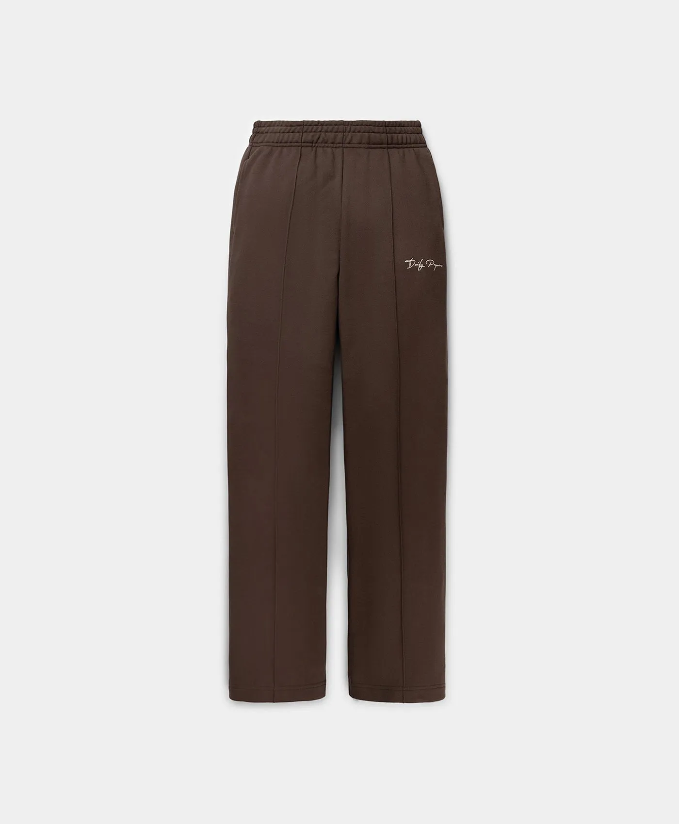 Chocolate Brown Escript Jog Pants sold by Daily Paper