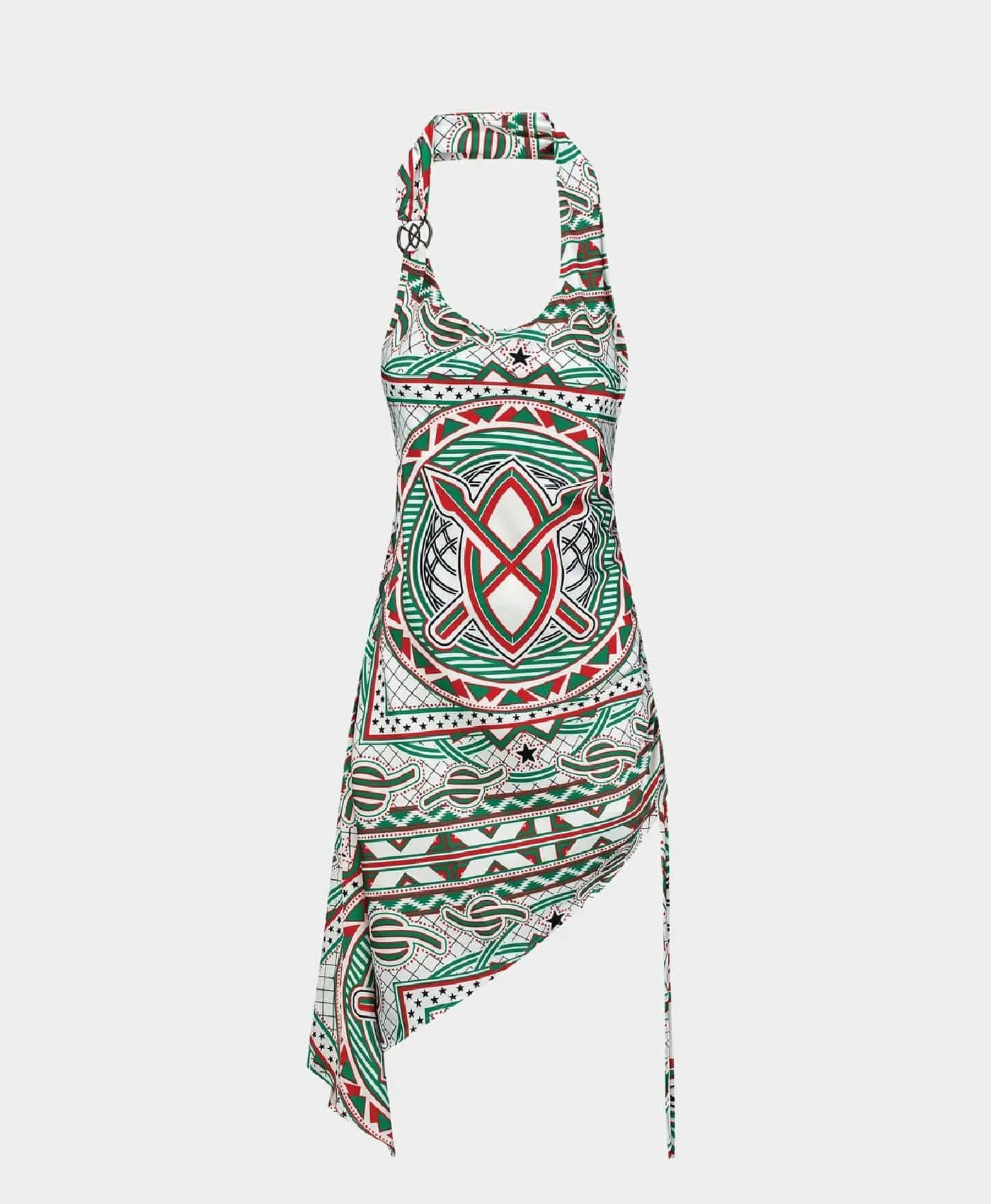 Green Red Meaza Dress sold by Daily Paper