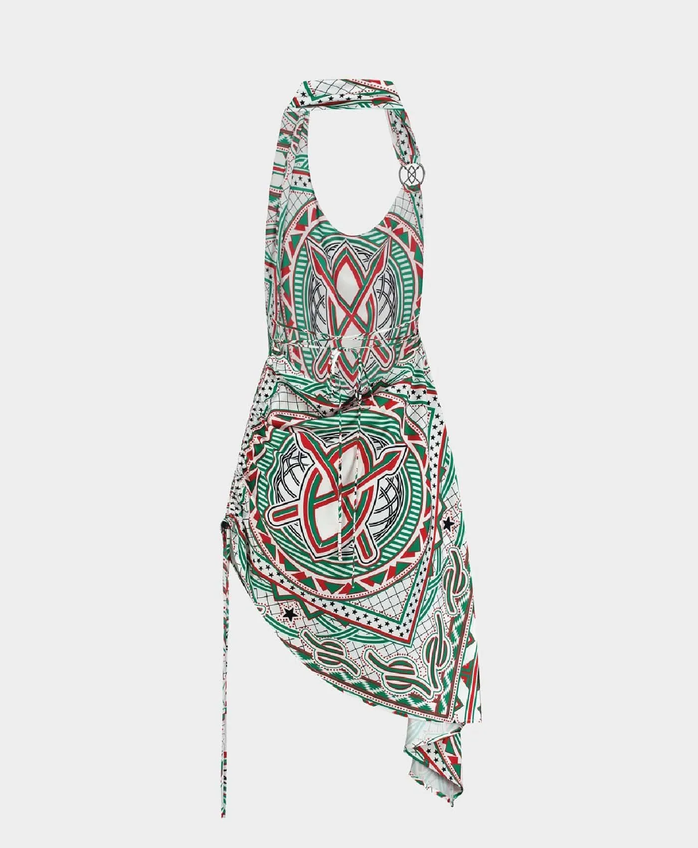 Green Red Meaza Dress sold by Daily Paper product image thumbnail 2