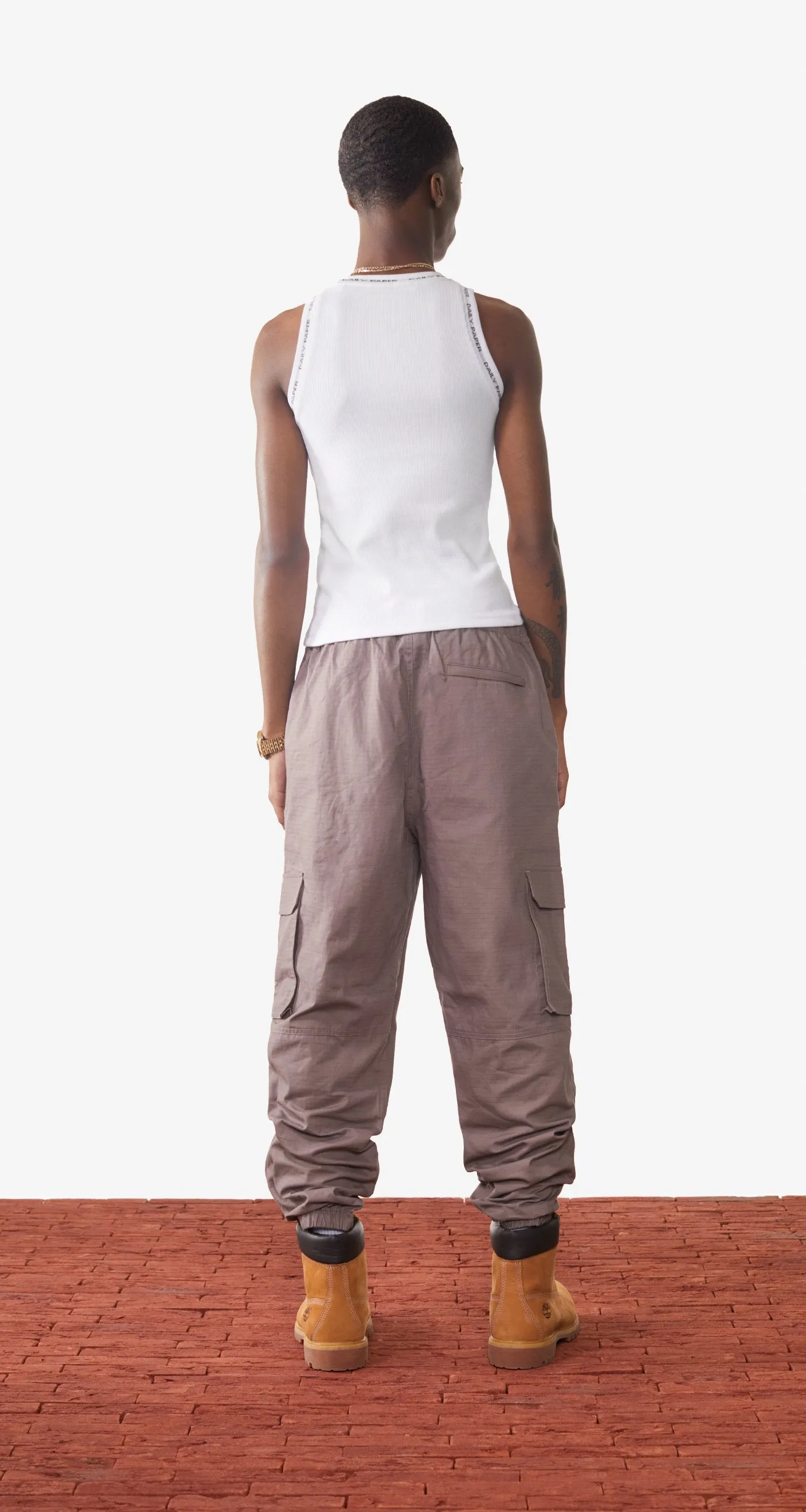 Deep Taupe Mashun Pants sold by Daily Paper product image thumbnail 3