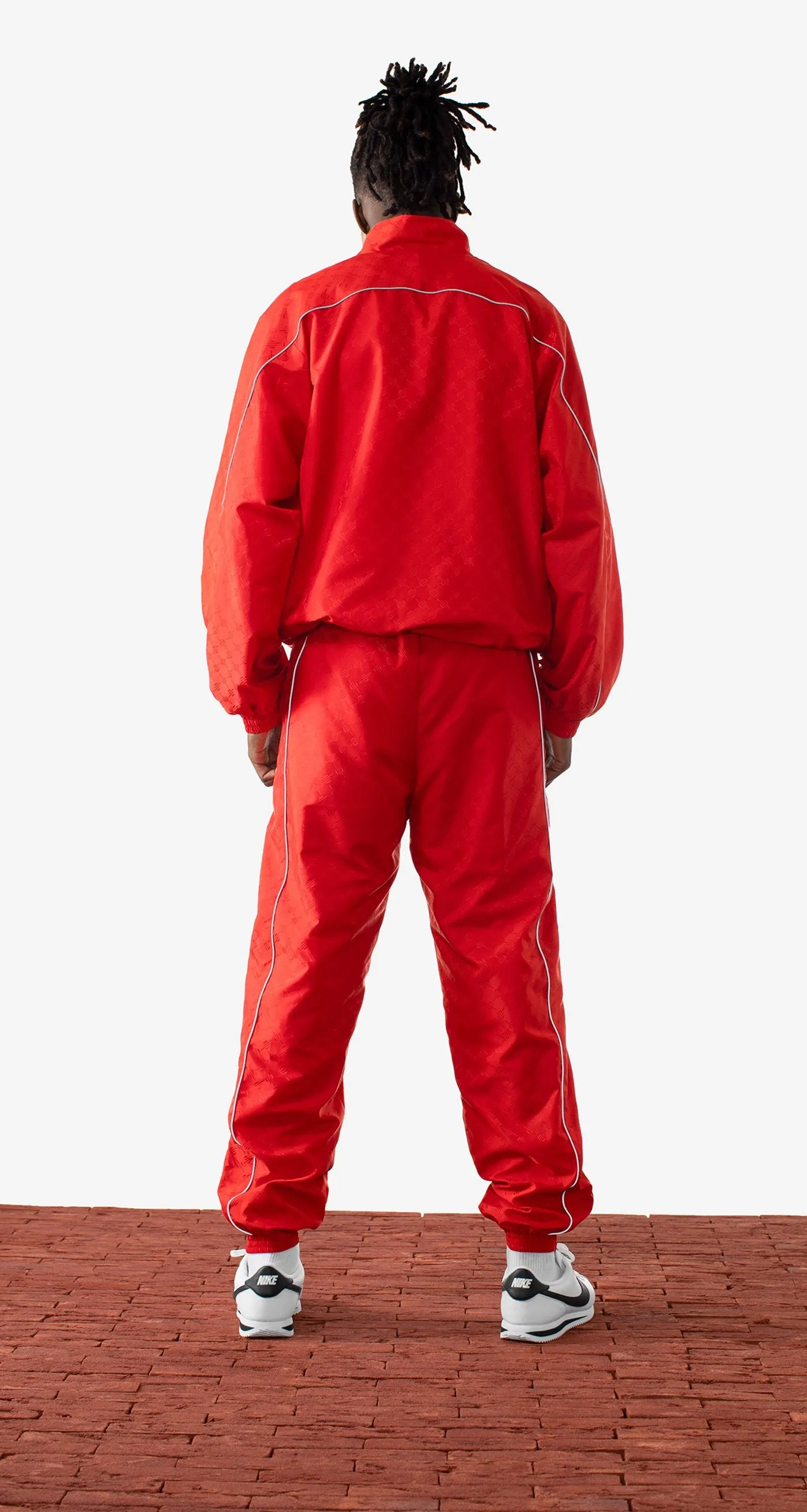 Red Monogram Majed Jacket sold by Daily Paper product image thumbnail 4