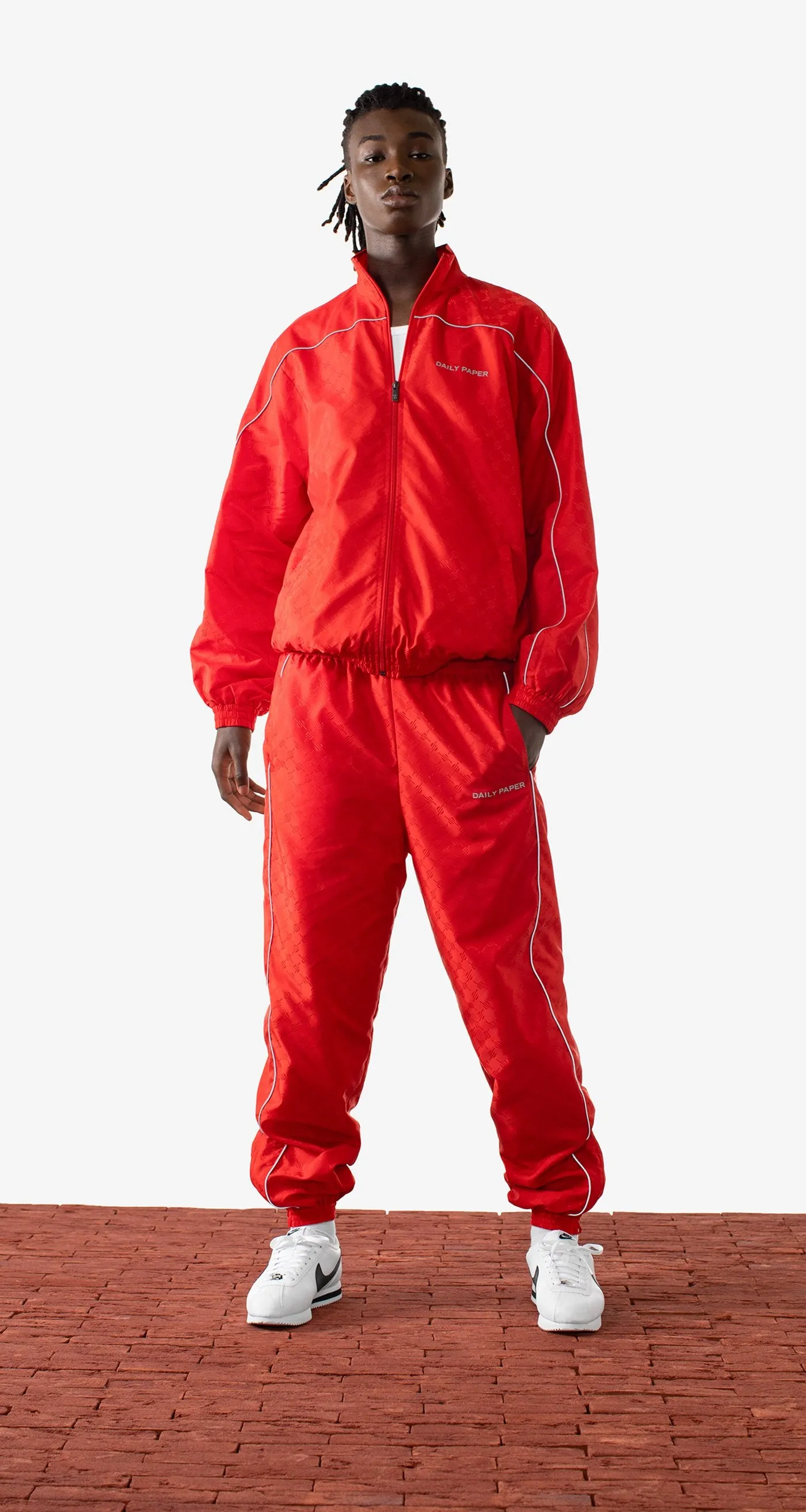 Red Monogram Majed Jacket sold by Daily Paper product image thumbnail 3