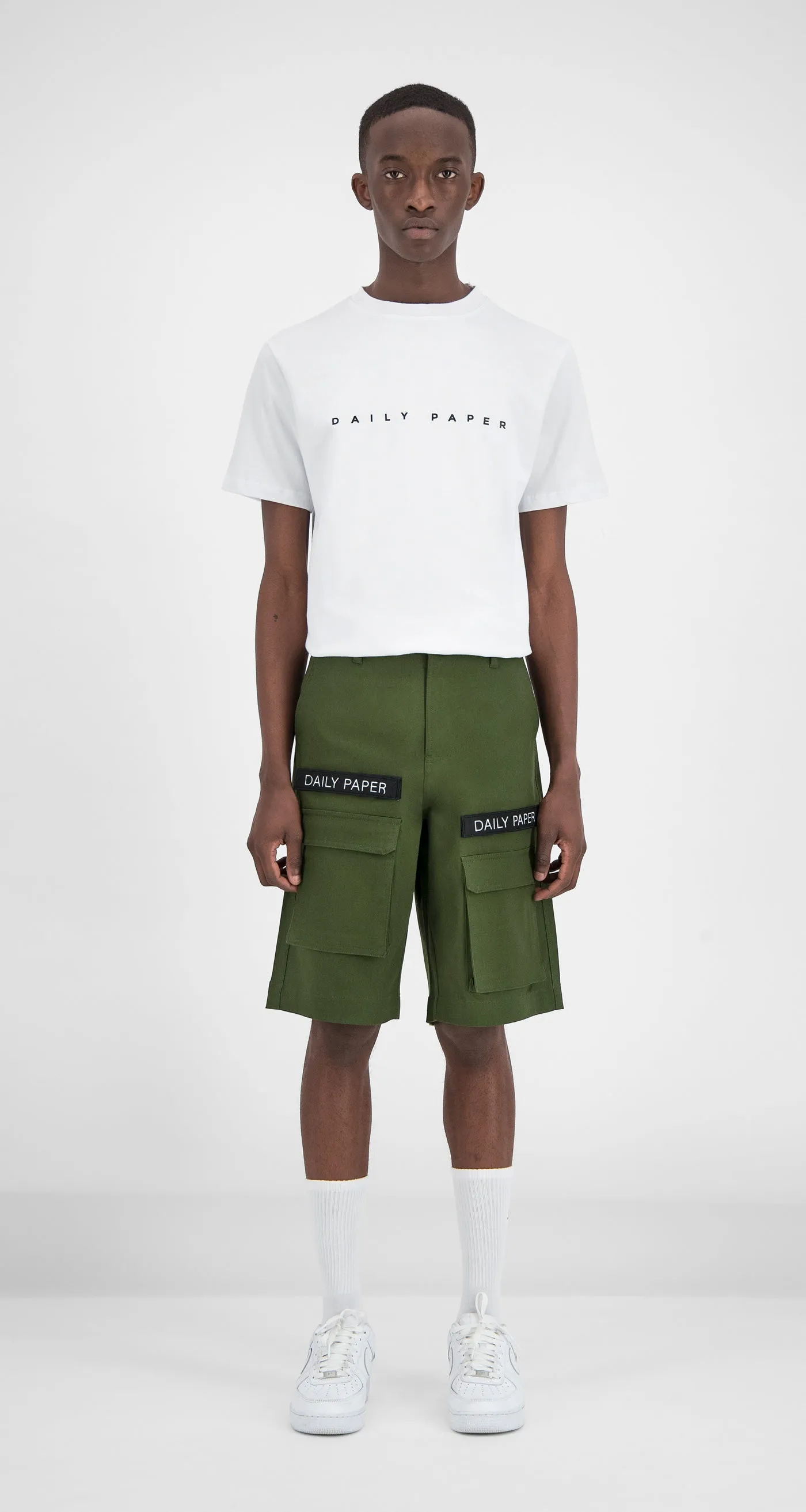 Cargo Shorts Olive Green sold by Daily Paper product image thumbnail 3