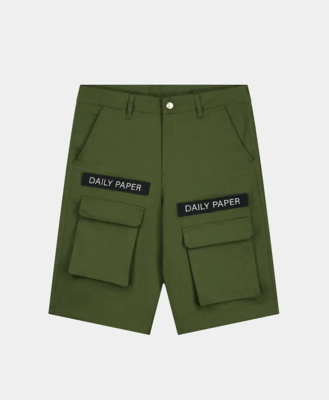 Cargo Shorts Olive Green made by Daily Paper