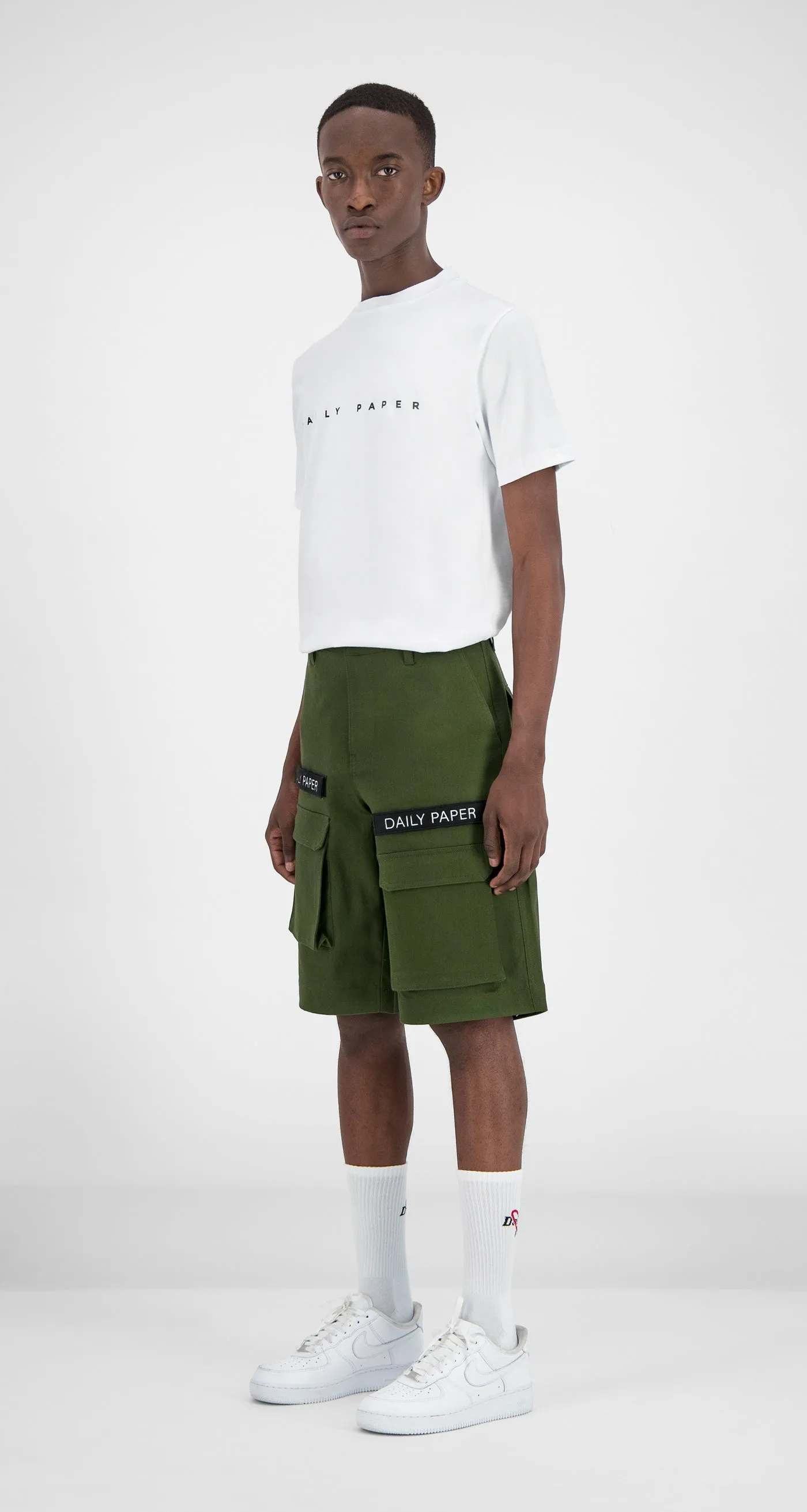 Cargo Shorts Olive Green sold by Daily Paper product image thumbnail 4