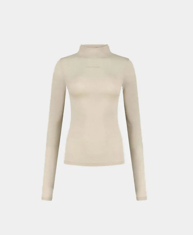Beige Mennon Longsleeve sold by Daily Paper
