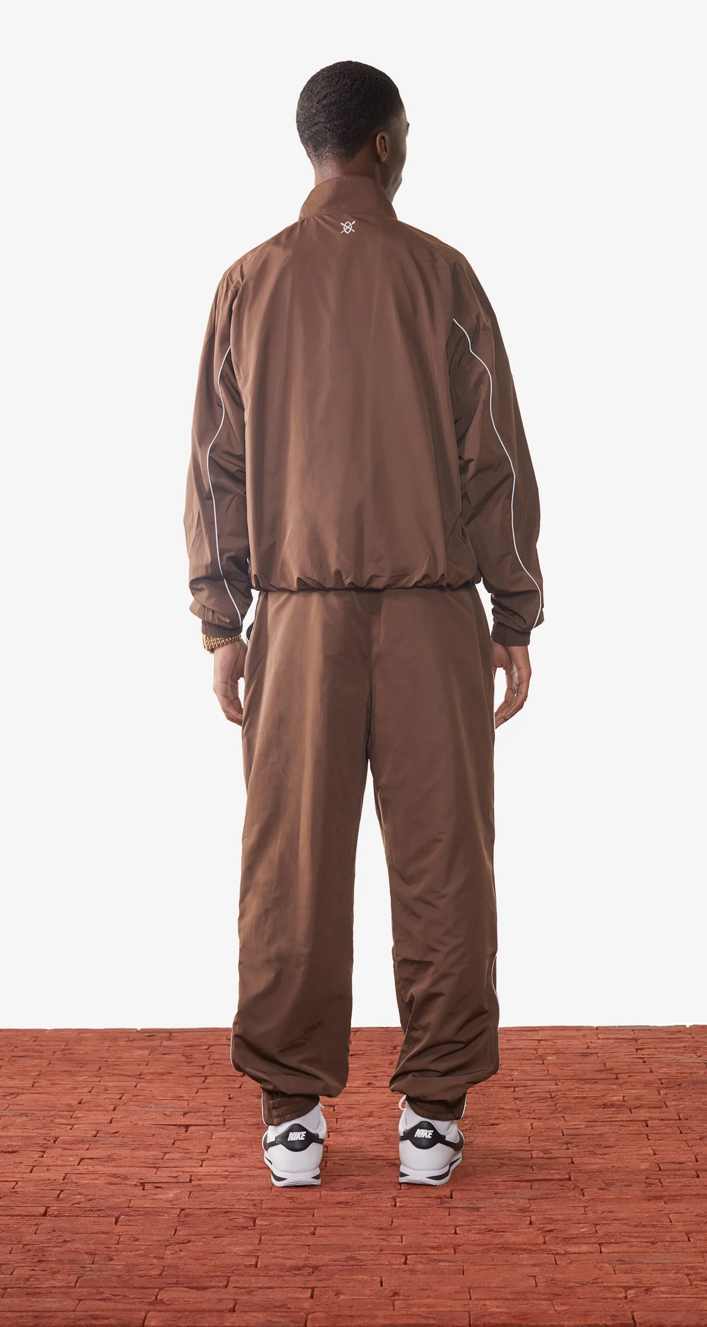 Chocolate Brown Etrack Top sold by Daily Paper product image thumbnail 3