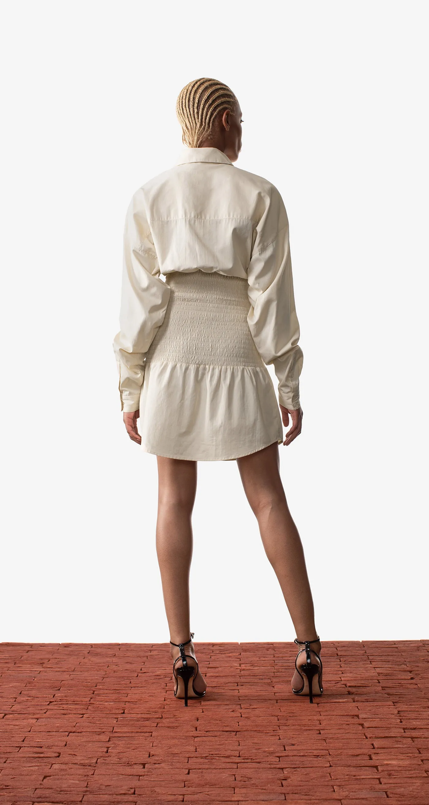 Beige Malenga Dress sold by Daily Paper product image thumbnail 4