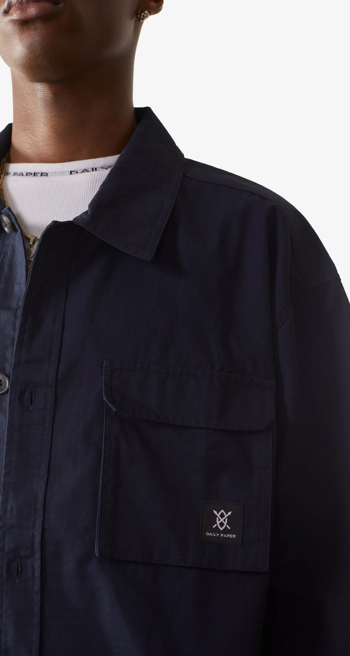 Ombre Blue Marlon Jacket sold by Daily Paper product image thumbnail 4