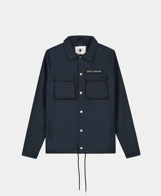 Cargo Coach Jacket Navy sold by Daily Paper