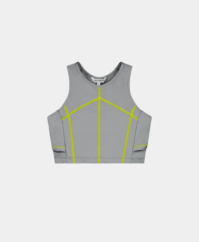 Silver Resymetric Vest sold by Daily Paper