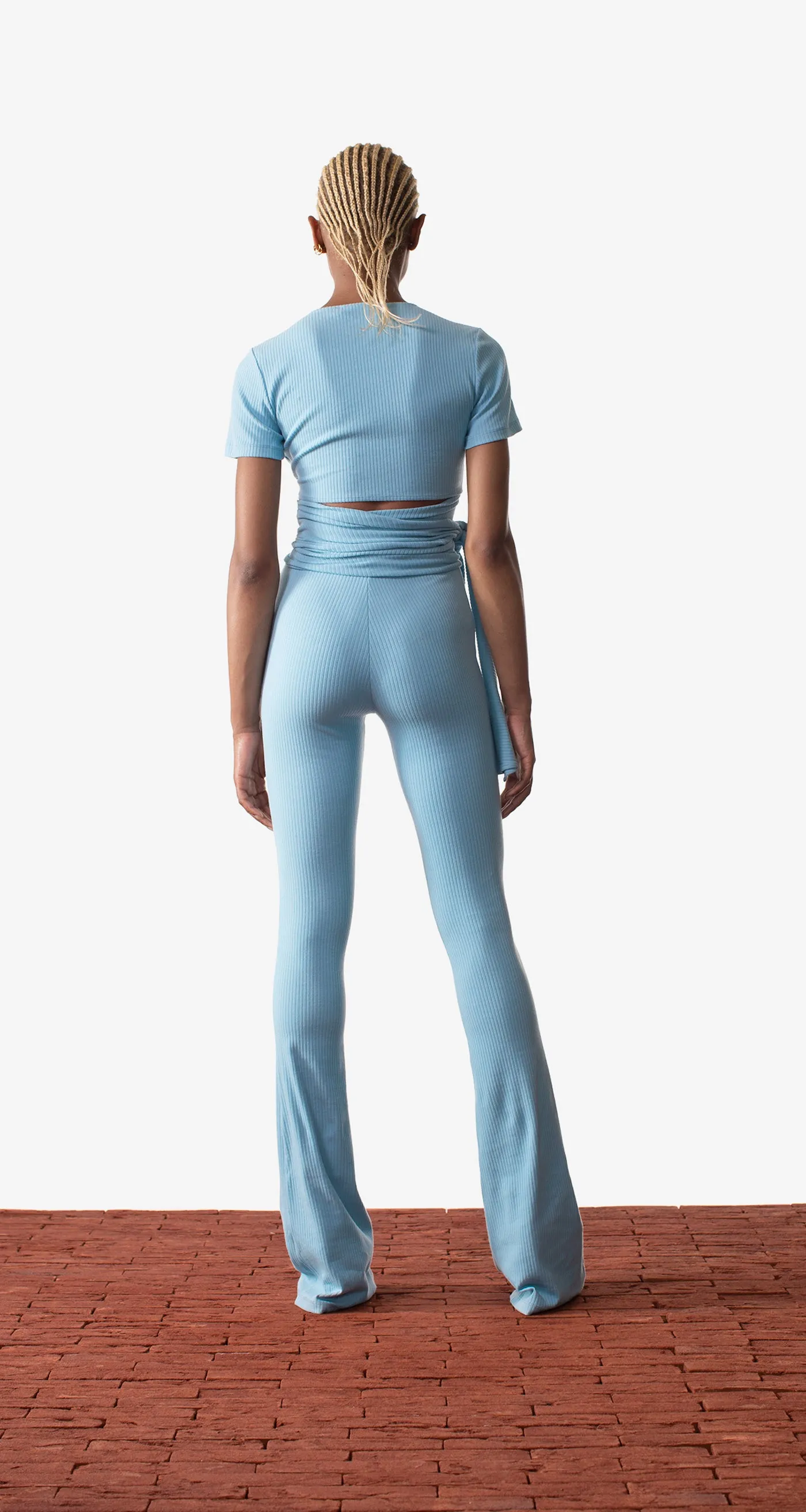 Blue Manae Leggings sold by Daily Paper product image thumbnail 4