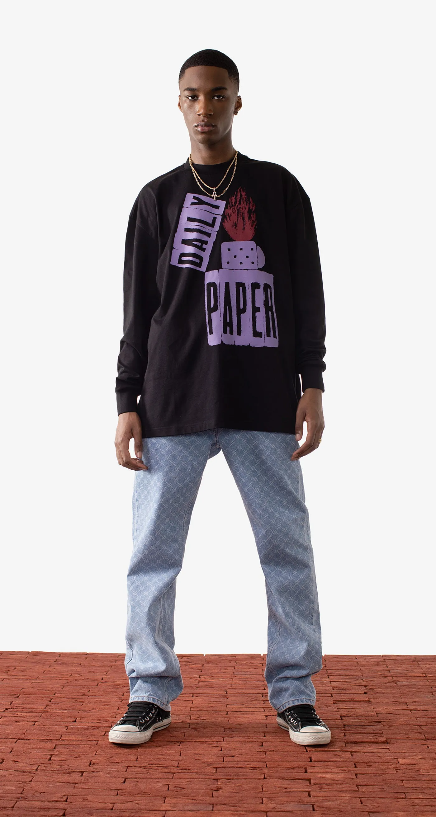 Black Mabili Longsleeve sold by Daily Paper product image thumbnail 3