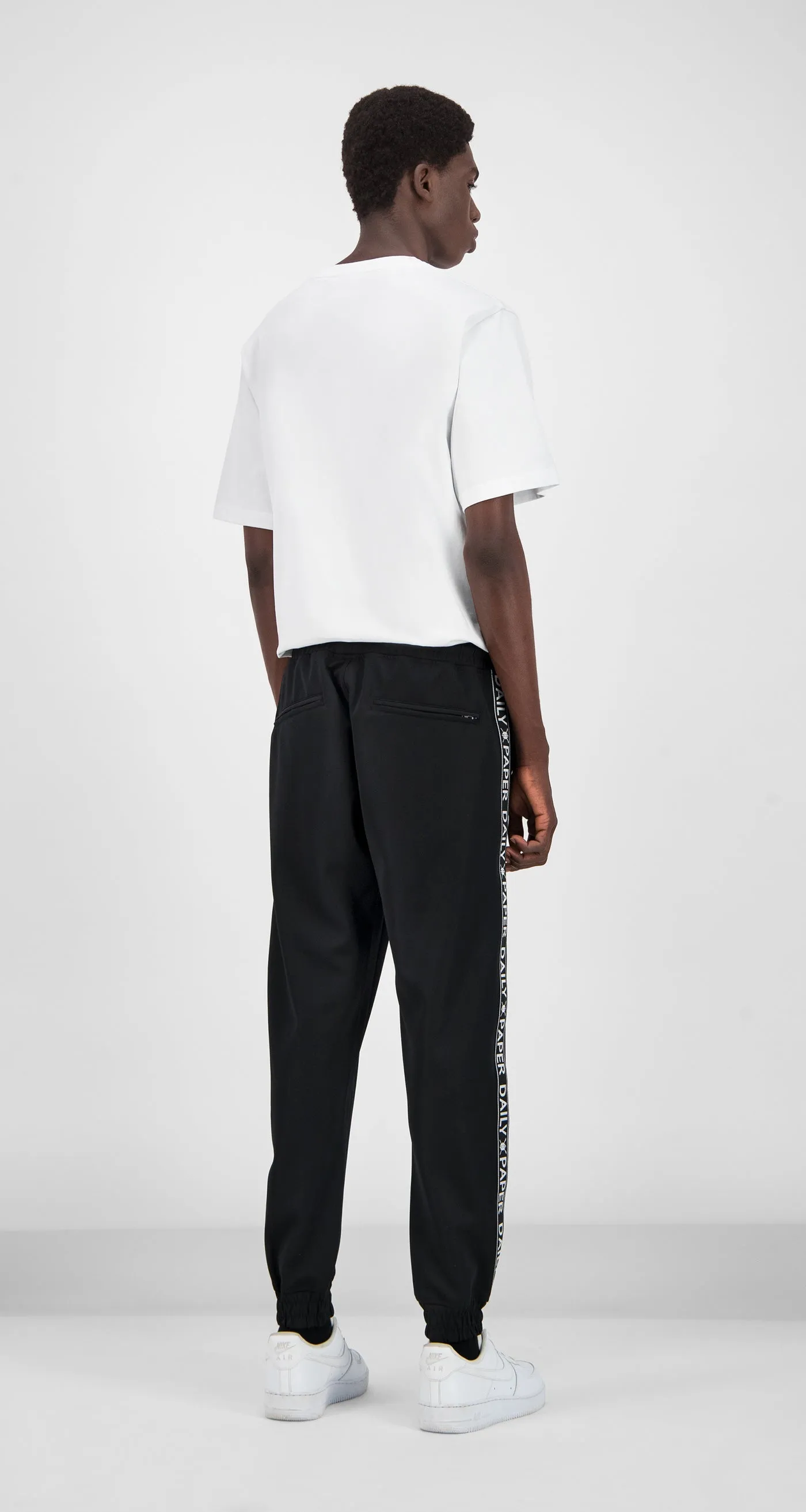 Black Tape Logo Track Pants sold by Daily Paper product image thumbnail 5