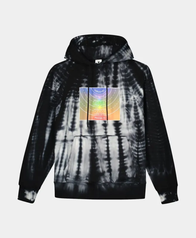 Black Shibori Halshi Hoody made by Daily Paper