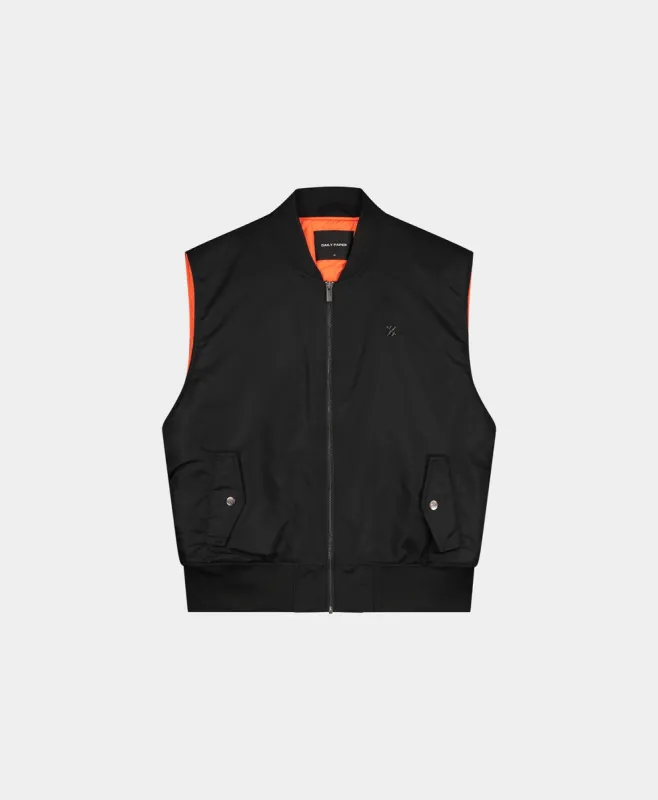 Black Levon Vest sold by Daily Paper