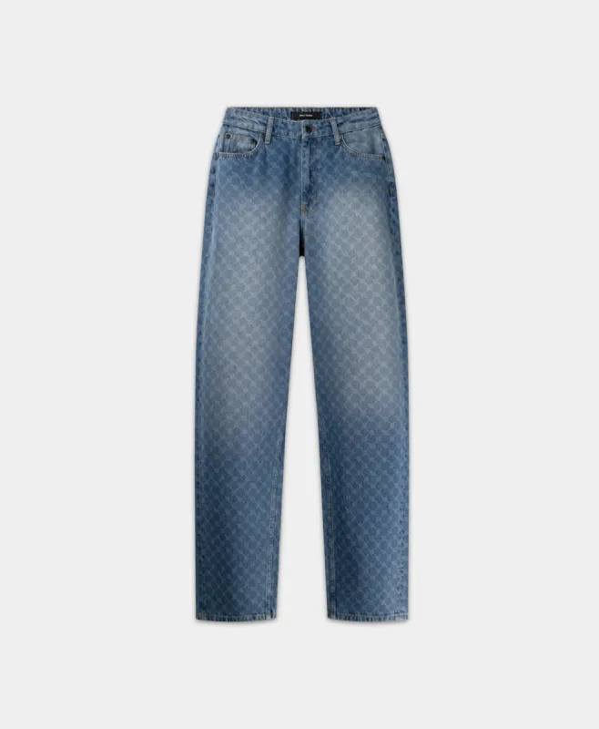 Blue Avery Monogram Jeans sold by Daily Paper