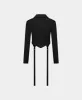 Black Corset Strap Blazer sold by Daily Paper