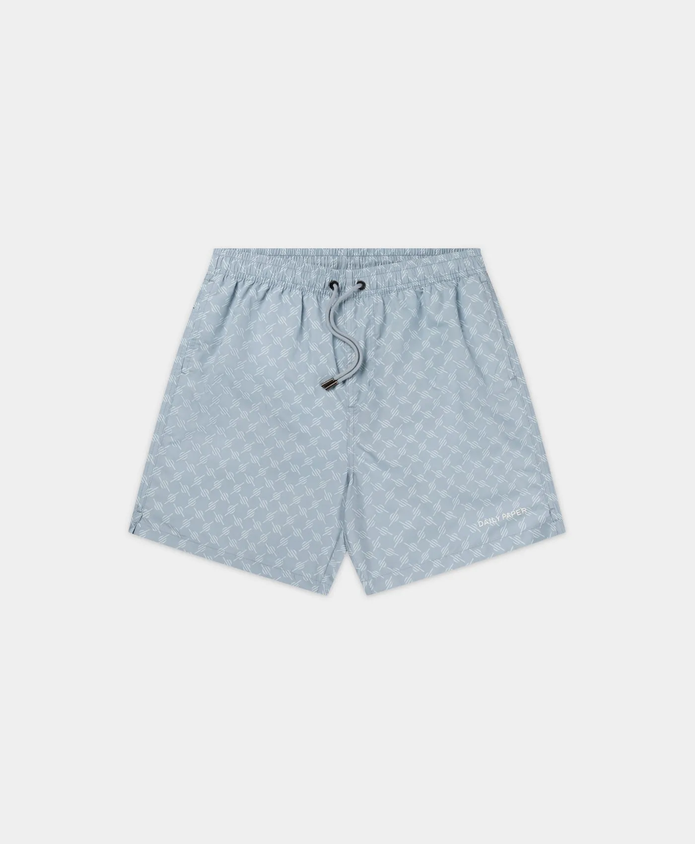 Subdued Blue Logo Swim shorts sold by Daily Paper