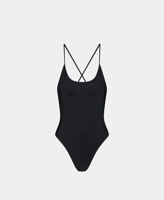 Black Reya Swimsuit sold by Daily Paper
