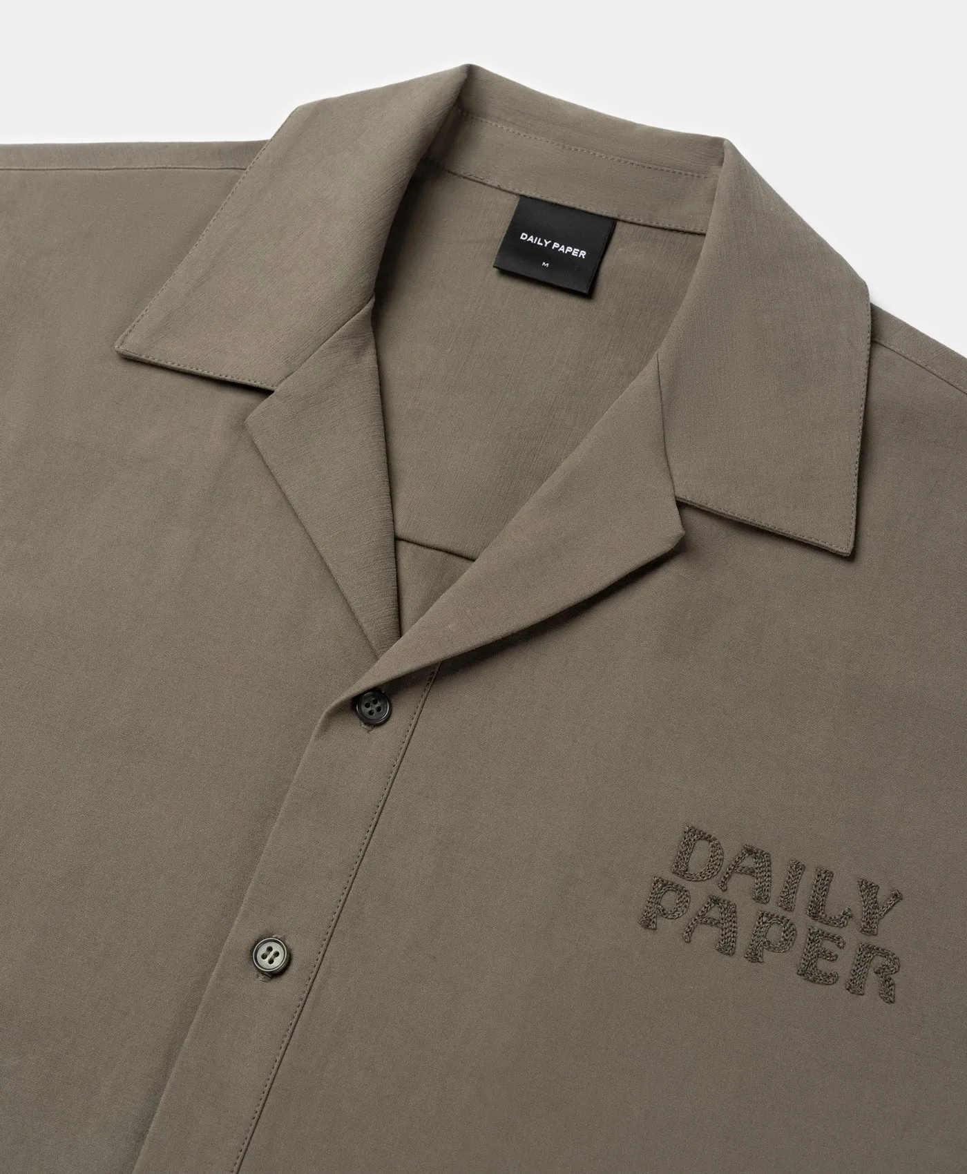 Army Green Chain Stitch Shirt sold by Daily Paper product image thumbnail 3