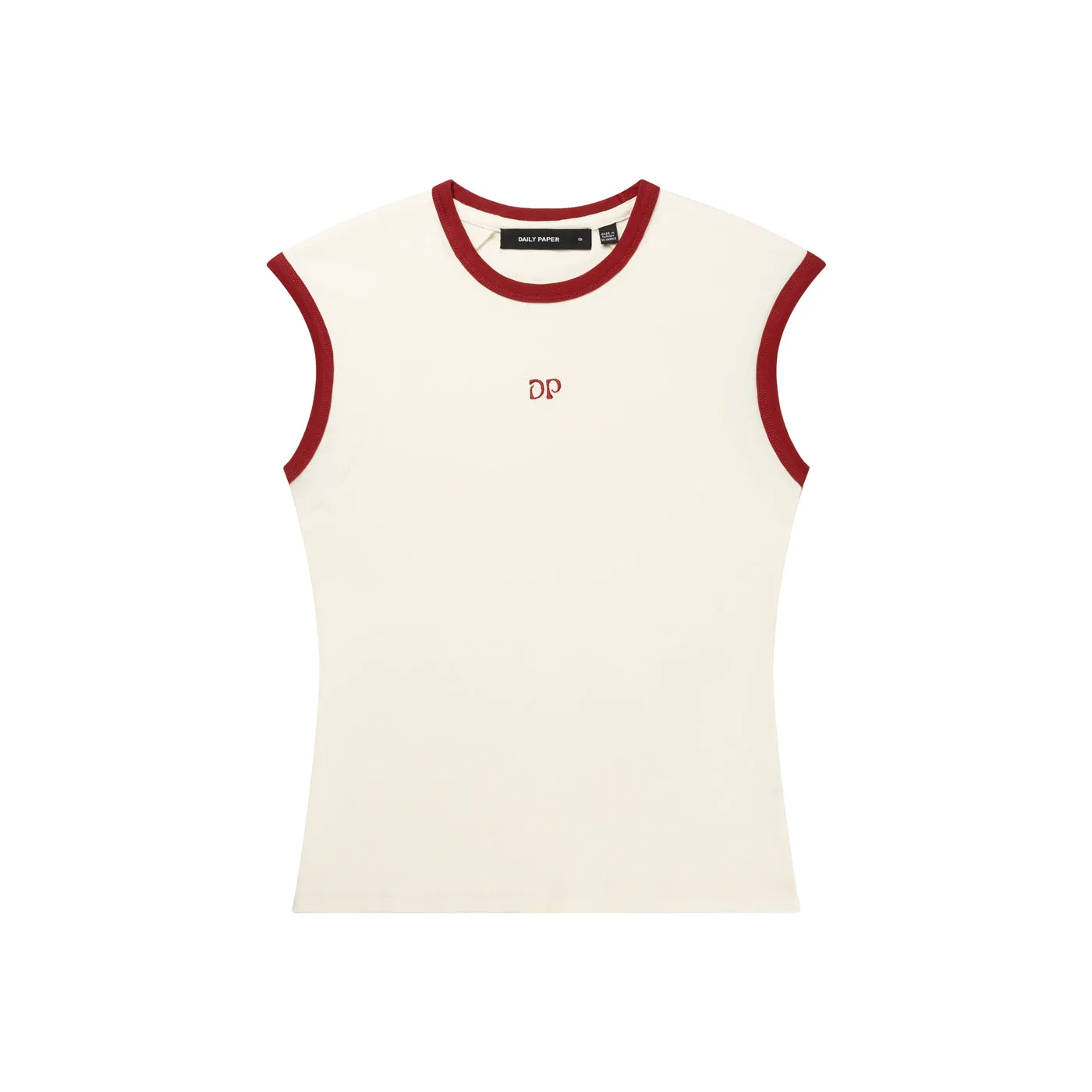 Beige Contrast Fitted T-Shirt sold by Daily Paper product image thumbnail 4