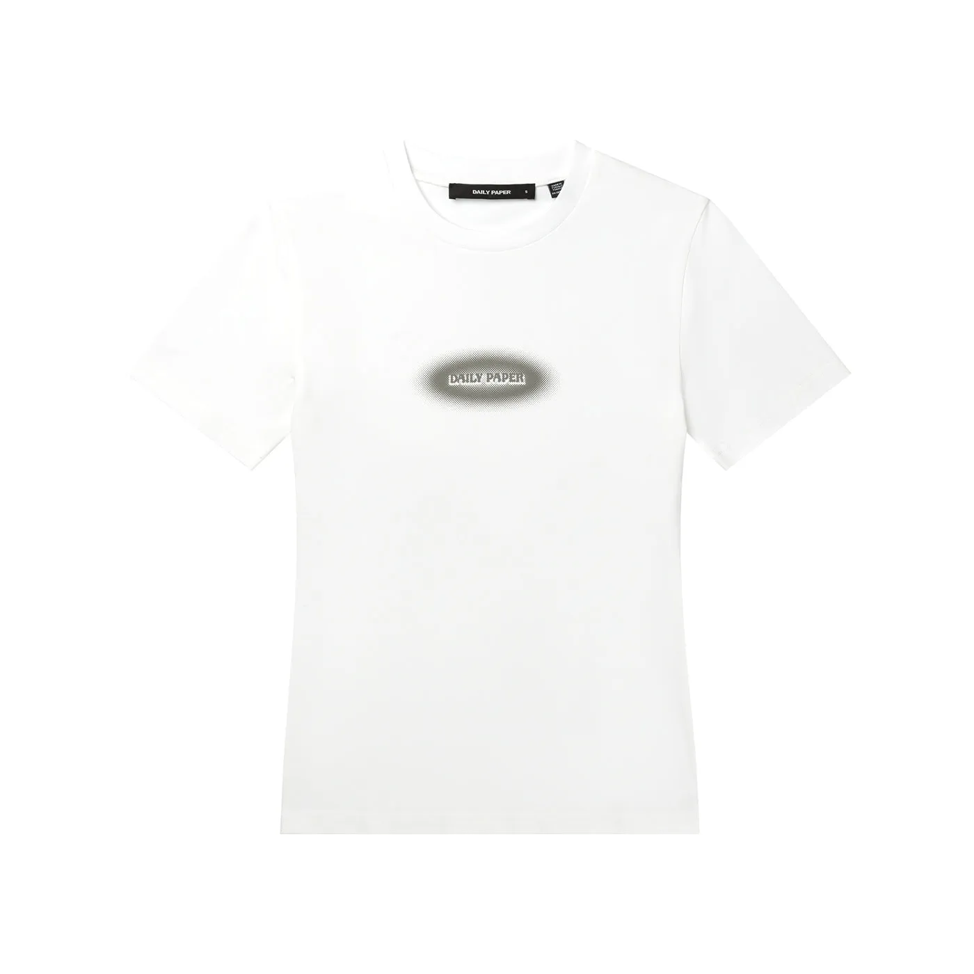 White Dotted Type Fitted T-Shirt sold by Daily Paper product image thumbnail 3