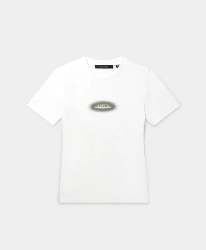 White Dotted Type Fitted T-Shirt sold by Daily Paper